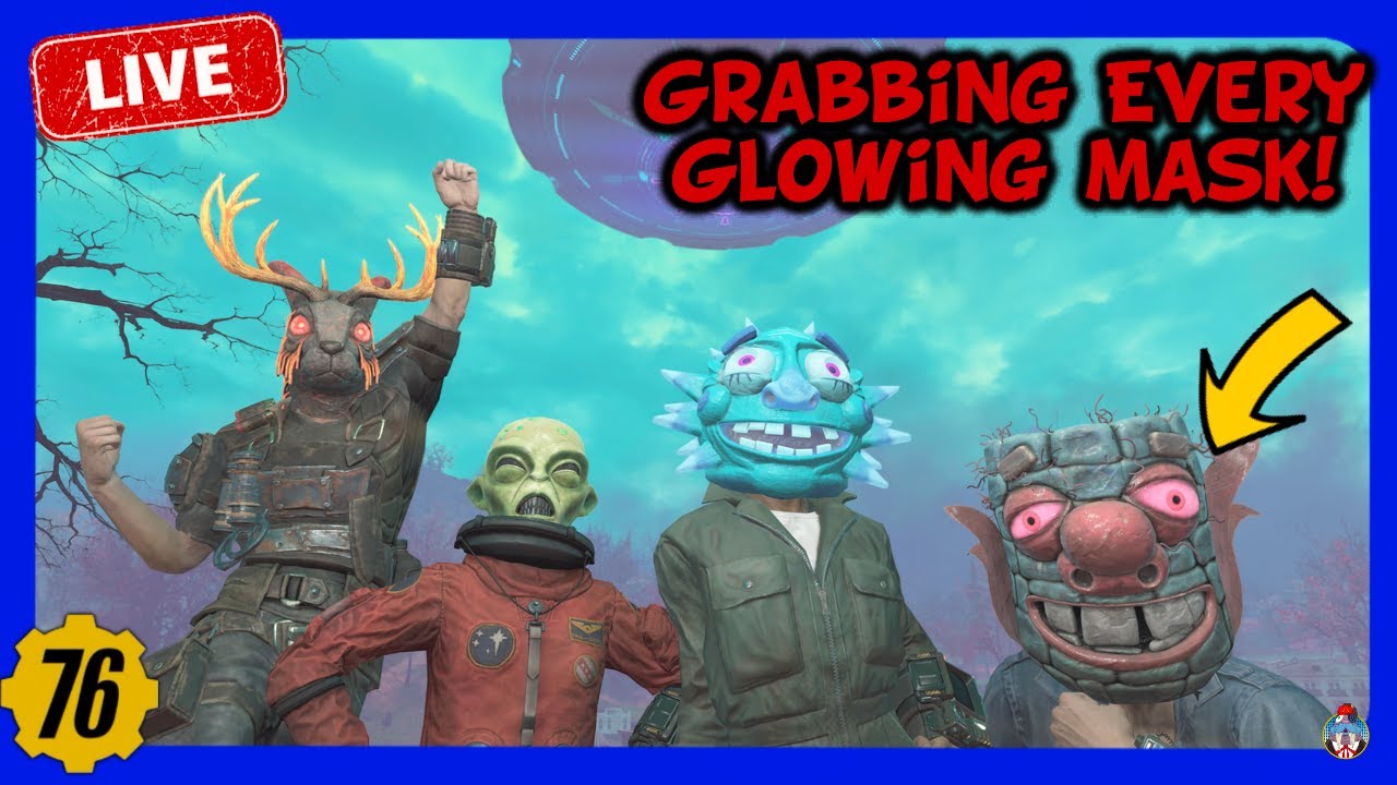 GLOWING FASNACHT MASKS for 24 Hours, how many can we get? | Fallout 76