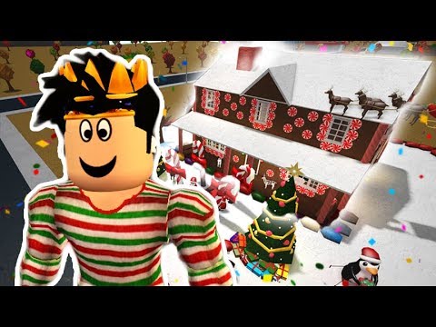 Making My New Bloxburg Official Gingerbread House 2 Stories Wow - roblox bloxburg building a ginger bread house