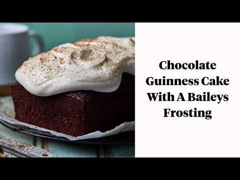 فيديو: كعكة الشوكولاتة الأيرلندية مع غينيس