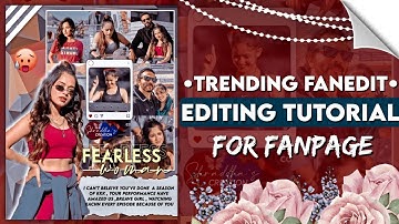 trending fanedit tutorial for fanpage 🥺 || PicsArt editing tutorial for fanpage ❤️