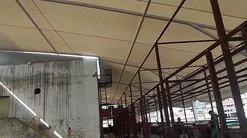 #InstallationOftensilefabric #fabricstructure #tensilestructure #tensilearchitecture #tensile