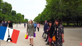 ⁴ᴷ Paris walk 🇫🇷 Tuileries Garden, France 4K