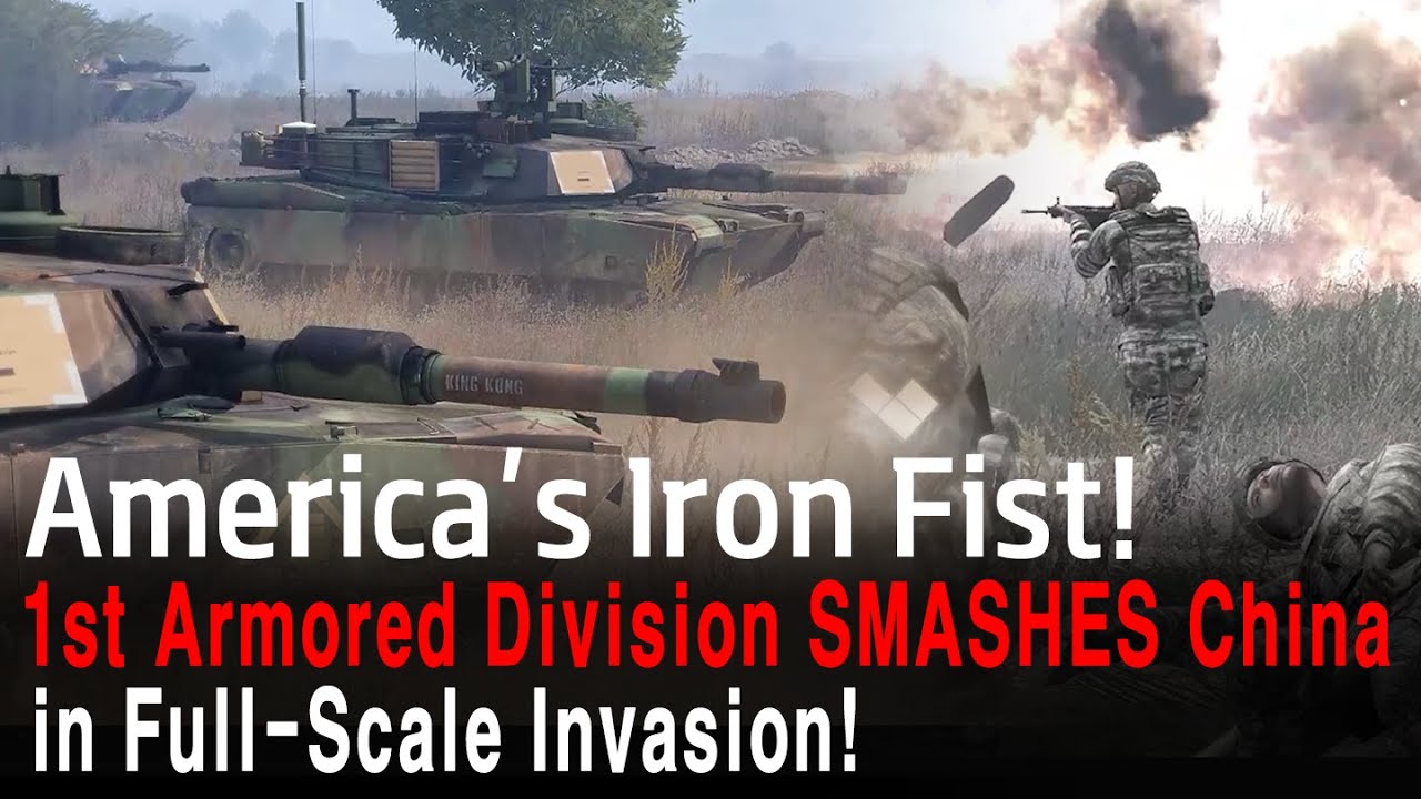 America’s Iron Fist: 1st Armored Division CRUSHES China in Full-Scale Invasion! (World War 44)