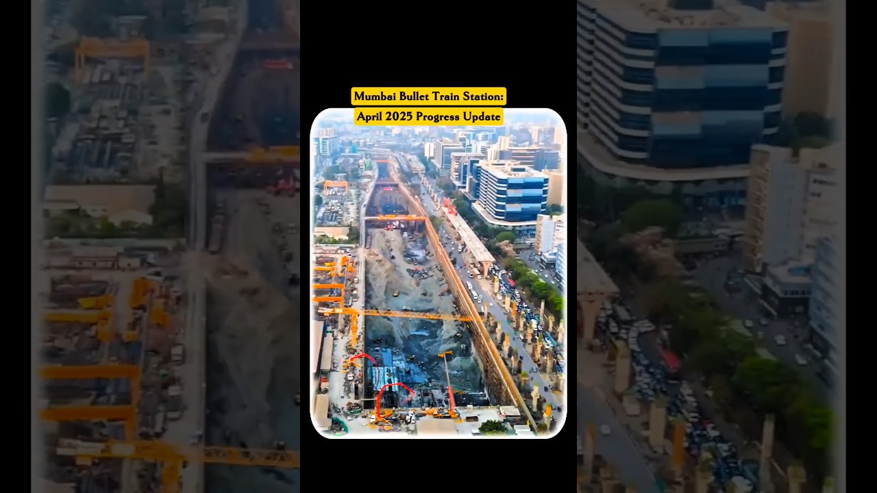 India’s First Bullet Train Station 100ft Below Ground! | Bandra Kurla Complex | Latest Progress 2025