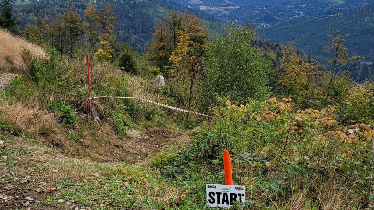 Puchar Czech Downhill Top On Trail Cup Wisła Stożek trasa pucharowa finał helmetcam hobby p1