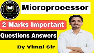 Celebrity Microprocessor 2 marks important questions || KCS 403 || microprocessor by vimal sir Wealth