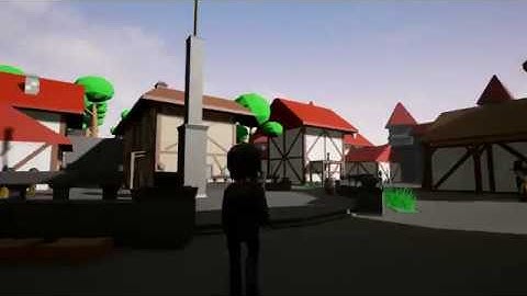 UE4 RPG WIP #4 - The capital (half of it)