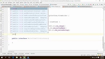 recycler view item click listener part : 02 recycler