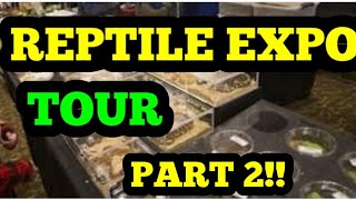 REPTILE EXPO TOUR!! || Birch Run, Michigan || Geckos, Tarantulas, Ball Pythons & More!  PART 2 by Redd 529 views 3 years ago 9 minutes, 9 seconds