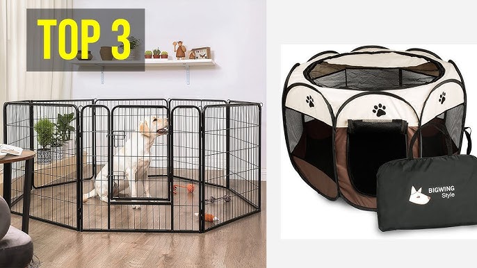 Parc d'intérieur pliable Zolia pour chien, chat, rongeur