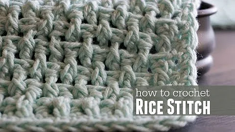 Learn Rice Stitch Crochet