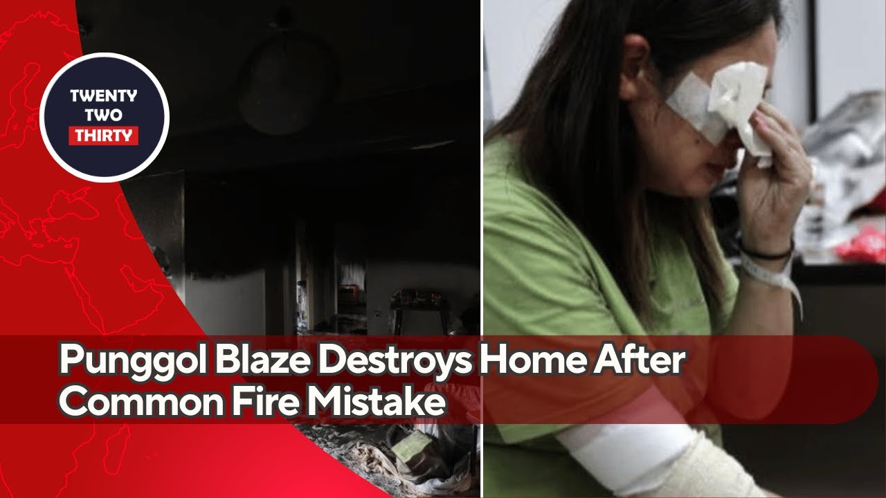 Family’s Kitchen Turns to Inferno: Punggol Blaze Destroys Home After ...