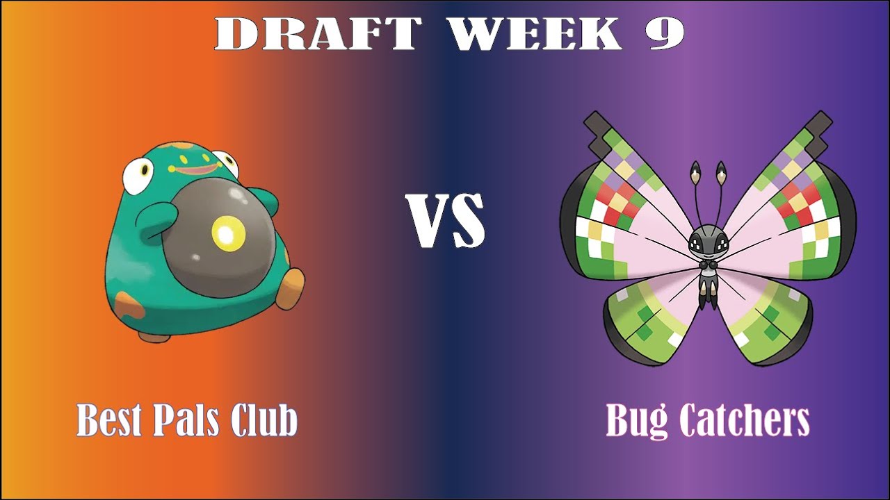 Bug Catcher Rivals Scarlet and Violet Draft League Week 9: Best Pals Club vs Bug Catchers ...