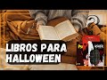 Libros para leer en halloween | Libros de terror