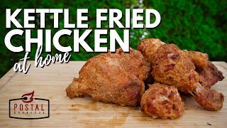 Kettle Fried Chicken Recipe  How To Make Crispy Chicken on the BBQ