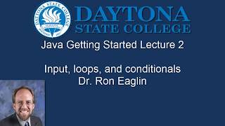 Java Programming - Lecture 3 - Input, Loops, and Conditionals