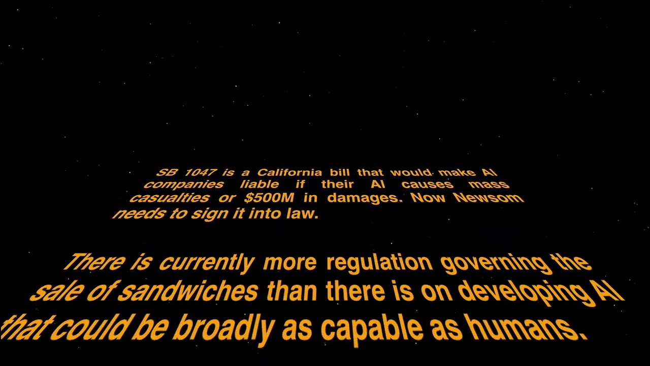 Pro SB 1047 (quick version)