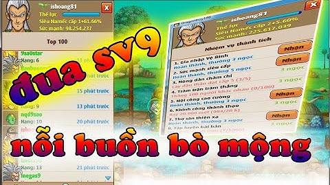 Ngày 1 Sever 9 | Cướp Ngọc Rồng Sao Đen Ở Sever Loạn Lạc .... BANG TOP 1 SEVER 9...