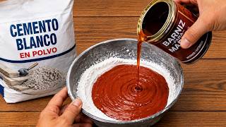 Mezcla CEMENTO BLANCO con BARNIZ y TODOS se SORPRENDERAN con el RESULTADO!!!