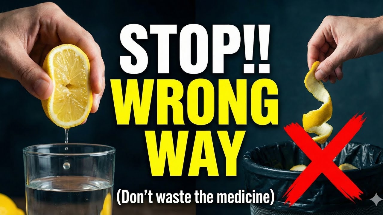 STOP Drinking Lemon Water Like This! (You Are Doing It Wrong)