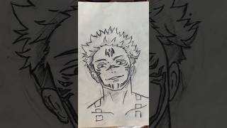 drawing sukuna #drawing #anime art#art #anime style #art #short