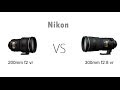 Nikon 300mm f2.8 vr VS Nikon 200mm f2 vr