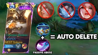 NEWLY BUFFED URANUS JUNGLE IS META! ONE HIT BUILD AND EMBLEM💀(must try) screenshot 5