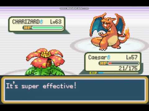 Beating Pokemon Leafgreen without attacking