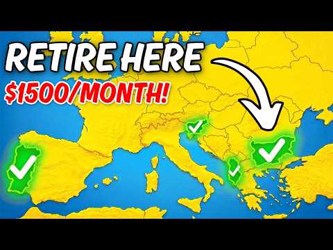 15 BEST Places to RETIRE in Europe ($1500/Month!)