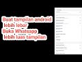 Buat tampilan hp Oppo lebih lebar