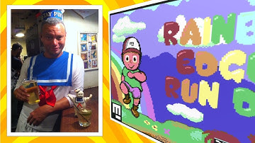 New C64 game (Jan 2021) Rainbow Edge Run DX Review