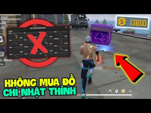 Video [FREE FIRE] THỬ THÁCH KHÔNG MUA ĐỒ CHỈ NHẶT SÚNG TRONG... - youtube