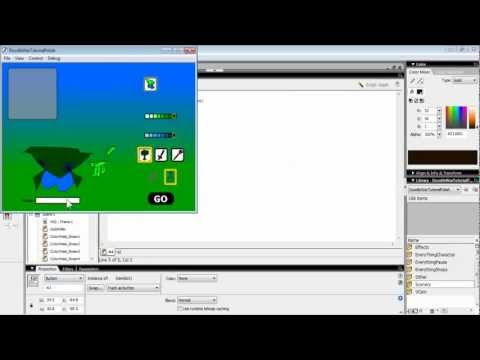 Flash AS2 (How to make a rpg game) Part 34 Adjustments Speeded