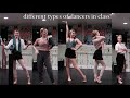 Different types of dancers in class  carissa campbell