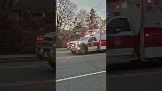 *RUMBLER/CARSON MECHANICAL DUAL &amp; PA300 YELP* HATZALAH AMBULANCE RESPONDING FROM QUARTERS