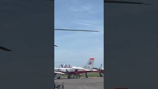 航空自衛隊静浜基地航空祭2026 T-7練習機 人力移動