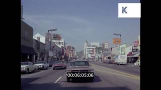 1965 Driving Down Hollywood Boulevard, HD from 35mm | Kinolibrary