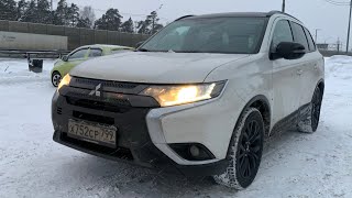 Mitsubishi Outlander Black - Pov Test Drive. Driver’s Eyes