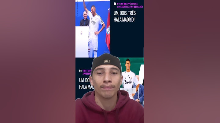 KYLIAN MBAPPÉ REPETE a FRASE de CRISTIANO RONALDO em sua APRESENTAÇÃO no REAL MADRID #futebol #cr7