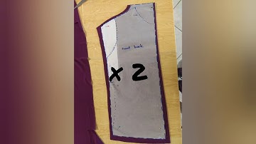 How to sew a drop shoulder sweater.