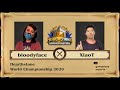 [RU] bloodyface vs XiaoT | День1 | Hearthstone World Championship 2020 (12 декабря 2020)