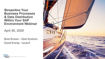 Streamline Your Business Processes & Data Distribution Within Your SAP Environment