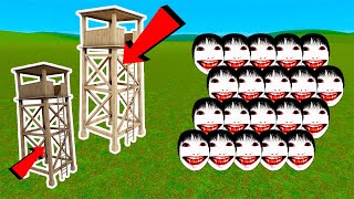 Yoshie Family Vs Towers Garry's Mod ?!