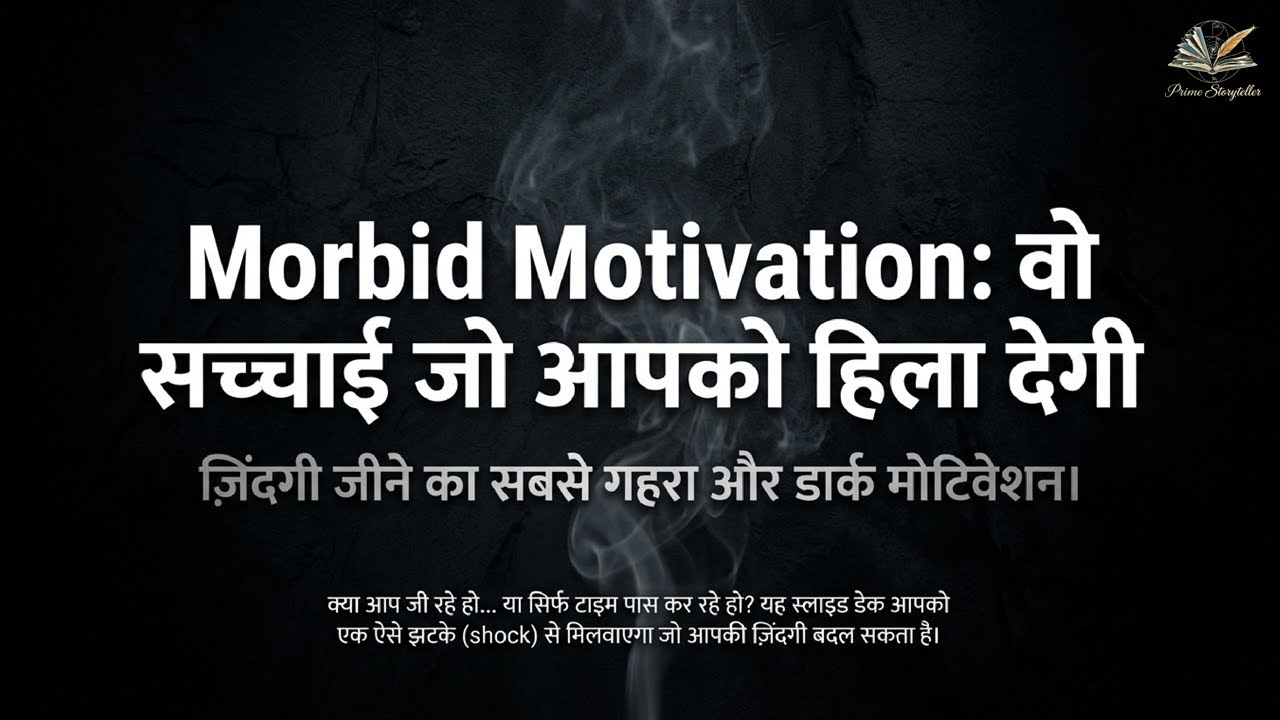 Morbid Motivation: वो कड़वी सच्चाई जो आपको तोड़ेगी नहीं, बनाएगी | Dark Truth for Success