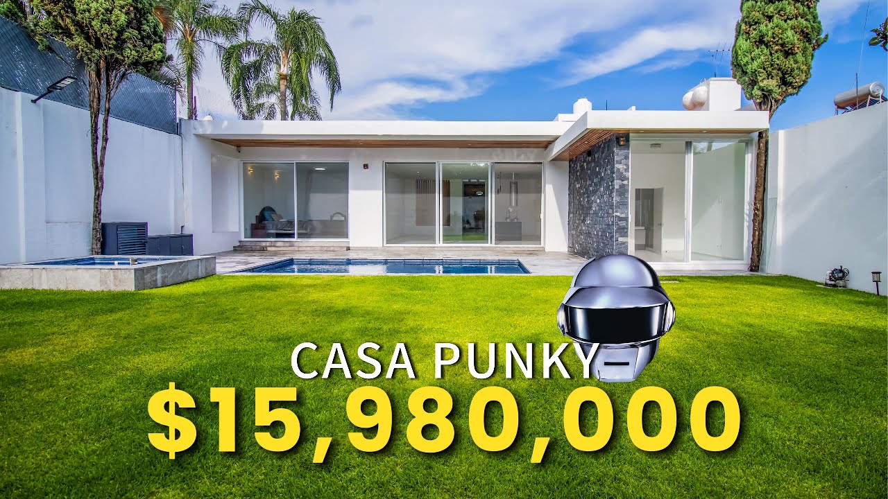 “CASA PUNKY 🤖✨ La Residencia de Lujo más Misteriosa de la Zona Dorada en Cuernavaca | Vista Hermosa”