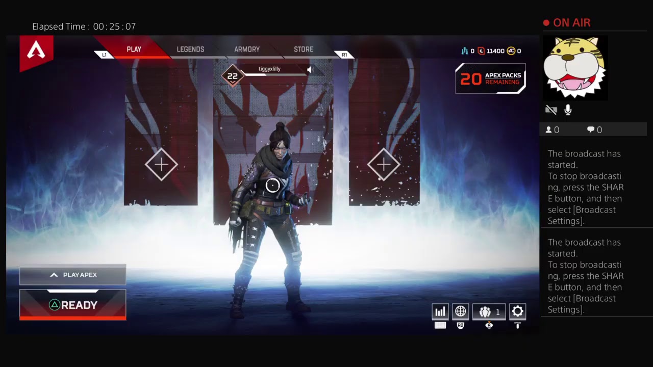 AlohaMongoose Live: I'm NOOB Episode 3 "Apex Legends" Lucky WIN!!!