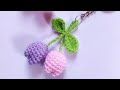 Crochet Tulip 🌷 Flower Keychain ( Beginners Friendly)