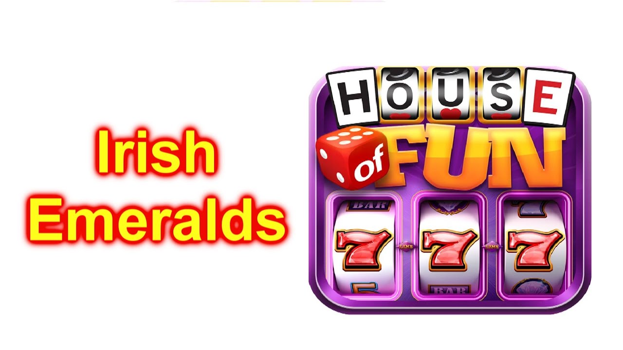 6696 HOUSE OF FUN Slots IRISH EMERALDS On Your Cell Phone