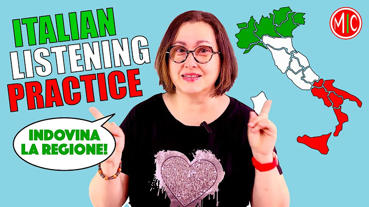 Easy Italian Listening Practice - Indovina la regione / Three Italian Regions