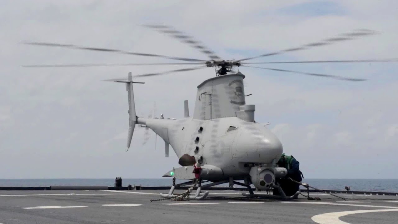 World Exclusive: U.S. Navy MQ-8B Firescout drone copter returns to service  after grounding. And conducts Dual Air Vehicle operations too. - The  Aviationist